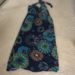 Beach halter long dress size 16-18